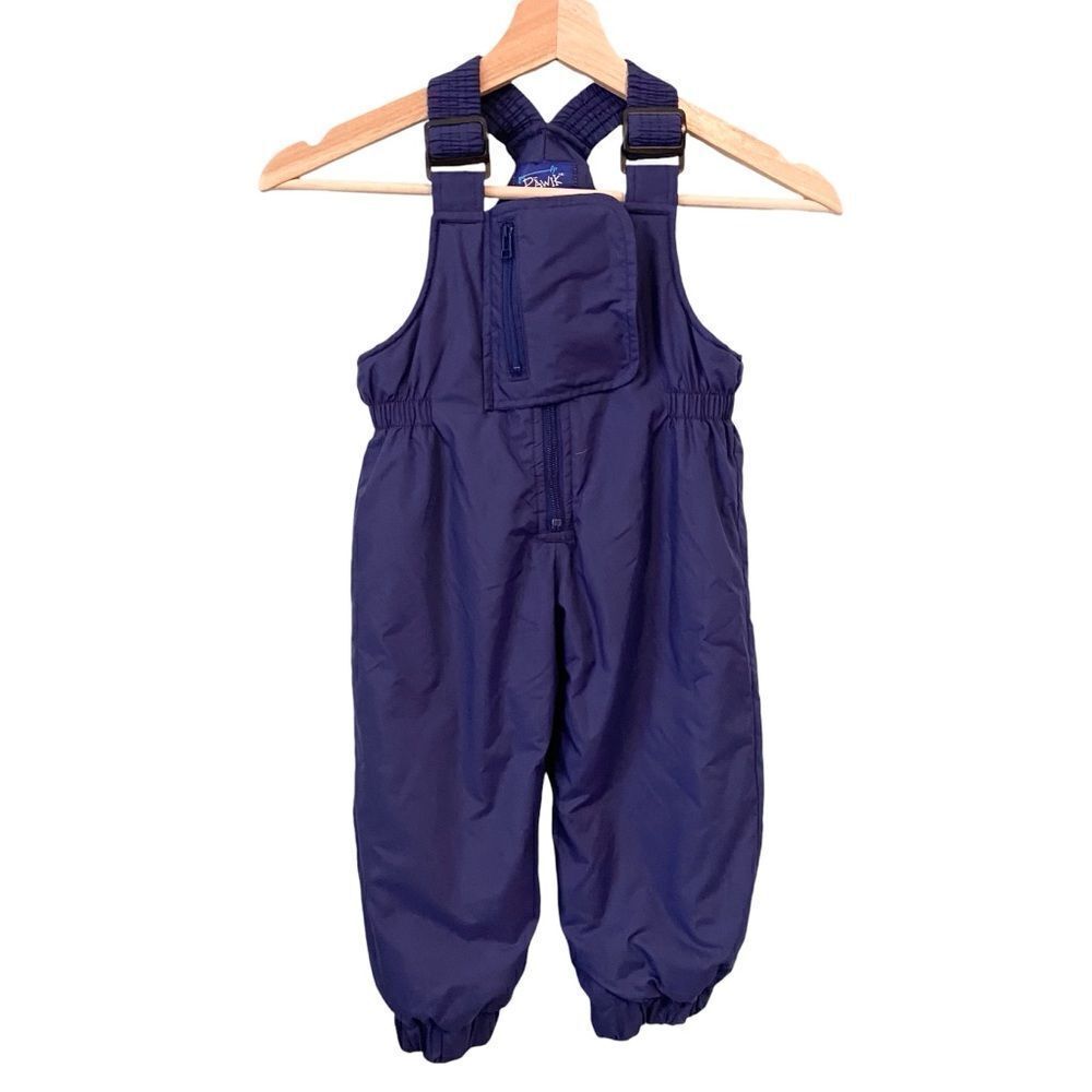 Raw Kids Snow Bib Winter Outerwear Snow Pants / Ski Bibs in Kids Size XXS (2T)